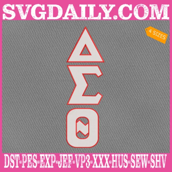 Delta Sigma Theta Embroidery Files