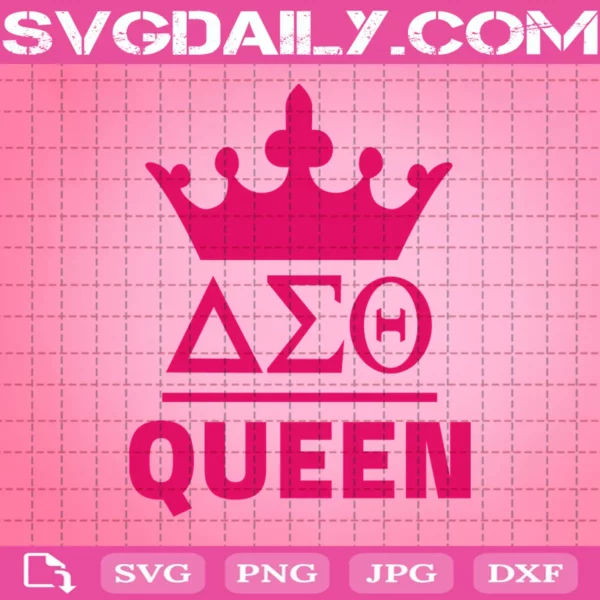 Delta Sigma Theta Queen Svg