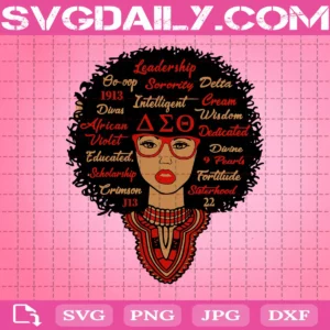 Delta Sigma Theta Sorority Svg