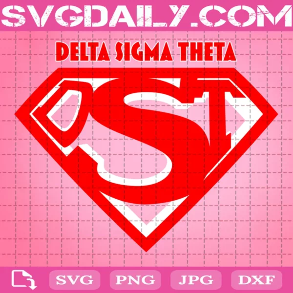 Delta Sigma Theta Super Shield Svg
