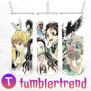 Demon Slayer Characters 20oz Tumbler Skinny