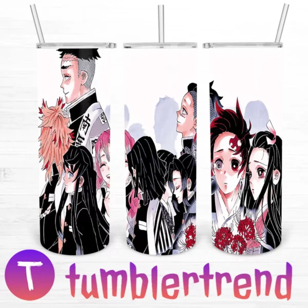 Demon Slayer Characters 20oz Tumbler Skinny