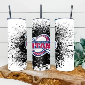 Detroit Mercy Titans 20oz Skinny Tumbler