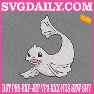 Dewgong Pokemon Embroidery Design