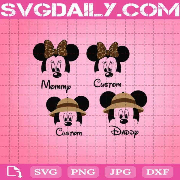 Disney Mickey Minnie Svg