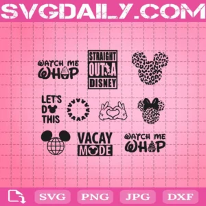 Disney Svg, Disney World Svg Bundle