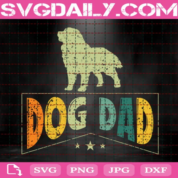Dog Dad Svg, Dog Svg