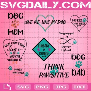 Dog Saying Svg Bundle