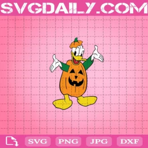 Donal Pumpkin Halloween Svg