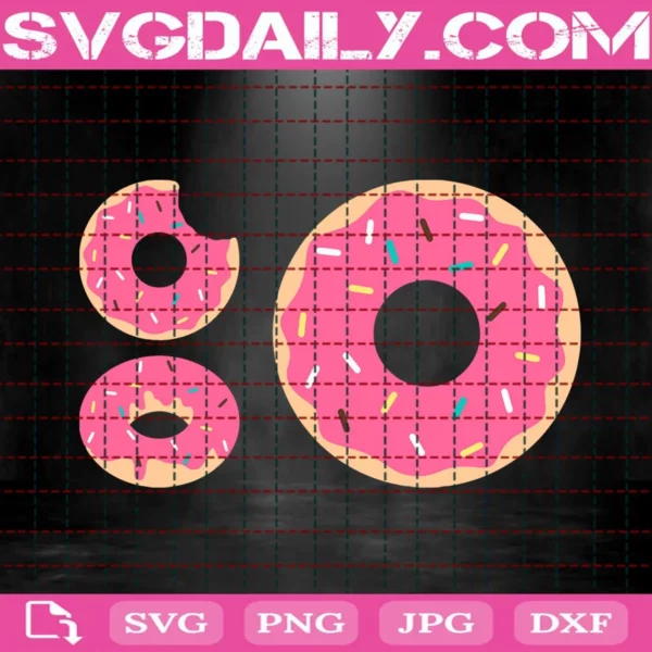 Donut Svg, Doughnut Svg