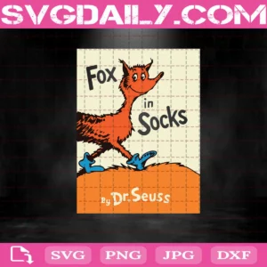Dr. Seuss Fox In Socks Book Cover Svg