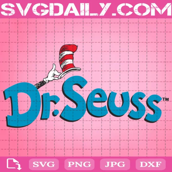 Dr Seuss Cat In The Hat Svg