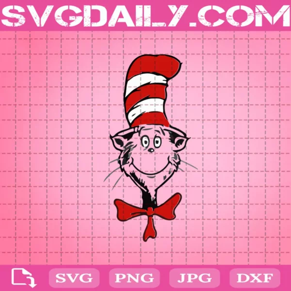 Dr Seuss Svg, Cat In The Hat Svg