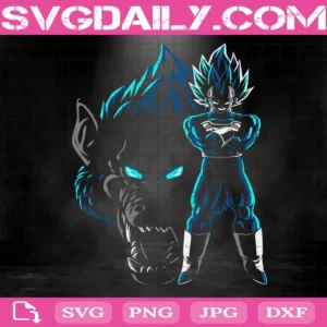 Dragon Ball Blue Monkey Svg