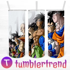 Dragon Ball Characters 20oz Skinny Straight