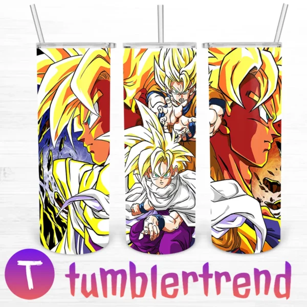 Dragon Ball Characters 20oz Tumbler Skinny