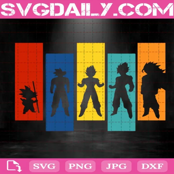 Dragon Ball Characters Svg