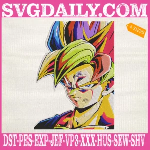 Dragon Ball Super Embroidery Design
