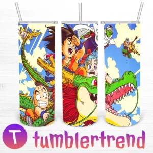 Dragon Ball Z Characters 20oz Tumbler Skinny