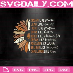 Dream Like Martin Svg