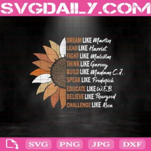 Dream Like Martin Svg