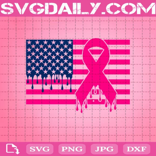 Dripping Ribbon Flag Svg