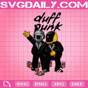 Duff Punk Svg, Daft Punk Svg