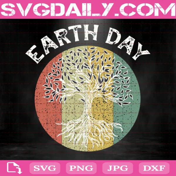 Earth Day Planet Anniversary Earth Day Everyday Vintage Svg