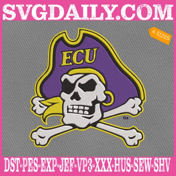 East Carolina Pirates Embroidery Machine