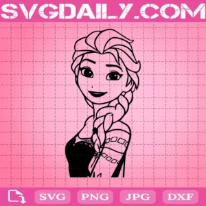 Elsa Frozen Svg, Elsa Svg