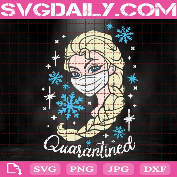 Elsa Quarantined Svg