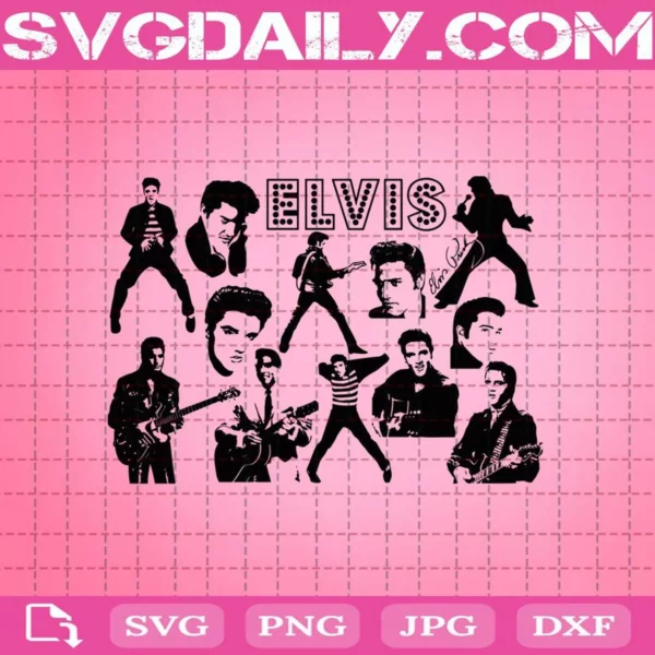 Elvis Presley Svg Bundle