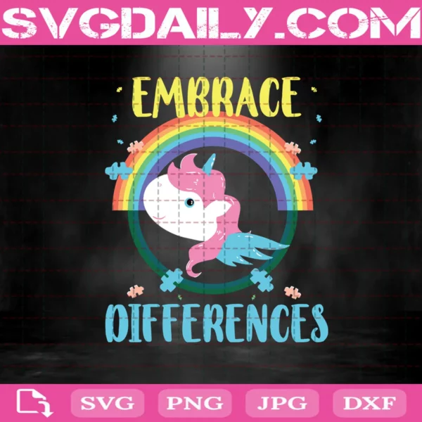 Embrace Differences Svg