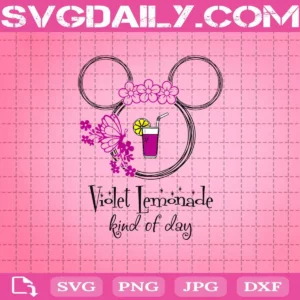 Epcot Flower And Garden Festival Violet Lemonade Kind Of Day Svg