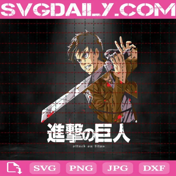 Eren Yeager Svg, Attack On Titan Svg