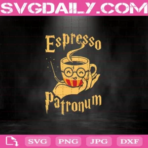 Espresso Patronum Harry Potter Coffee Funny Svg