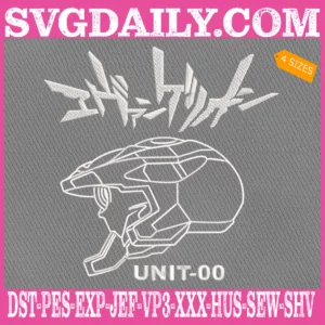 Evangelion EVA Unit 00 Embroidery Design