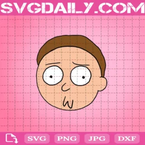 Face Morty Smith Svg