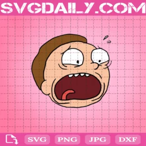 Face Morty Smith Svg