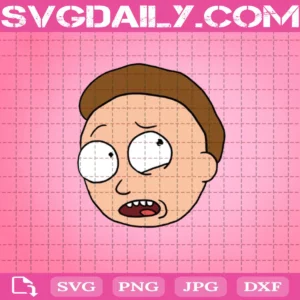 Face Morty Smith Svg