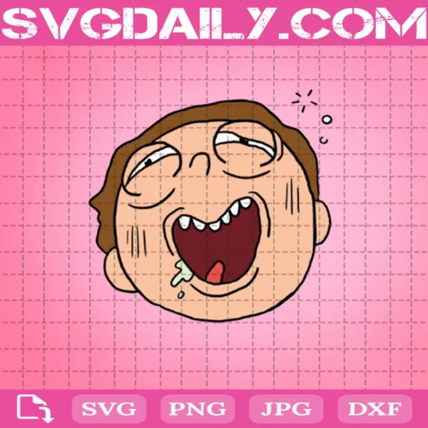 Face Morty Smith Svg