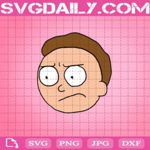 Face Morty Smith Svg