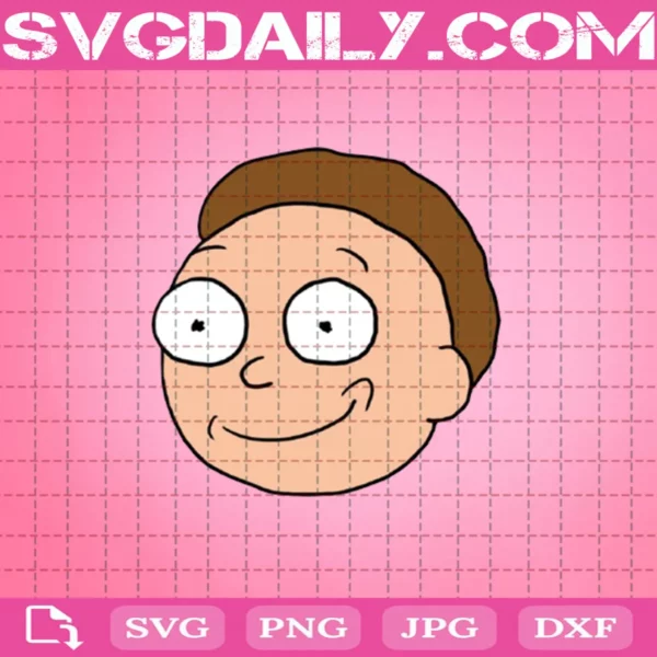 Face Morty Smith Svg