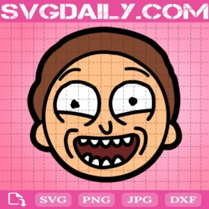 Face Morty Smith Svg
