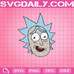 Face Rick Sanchez Svg