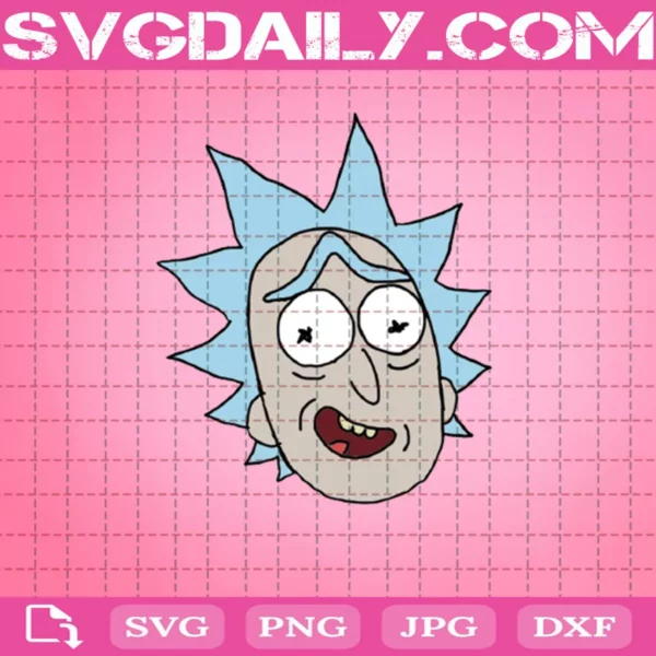 Face Rick Sanchez Svg