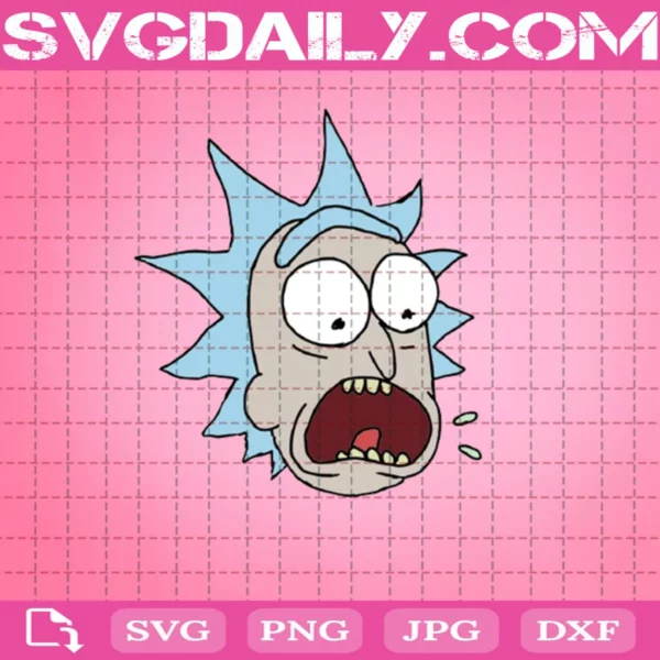 Face Rick Sanchez Svg