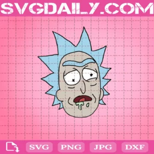 Face Rick Sanchez Svg