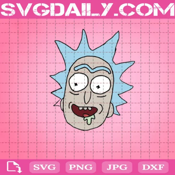 Face Rick Sanchez Svg