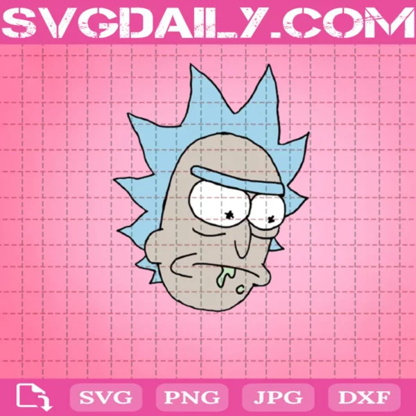 Face Rick Sanchez Svg